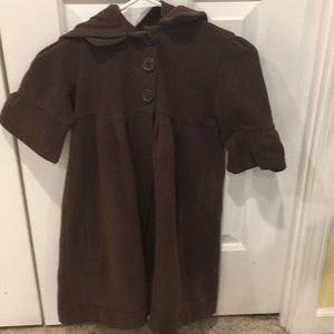 Gap Kids M (8) brown sweatshirt w/hood